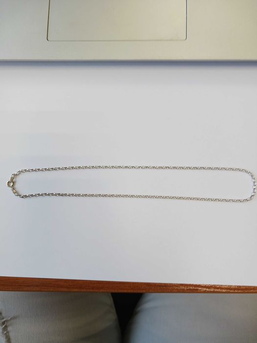 Синджир, нов, сребро 925, родиран, 45 см, 5.3 гр