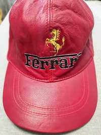 Sapca Ferrari piele naturala, noua