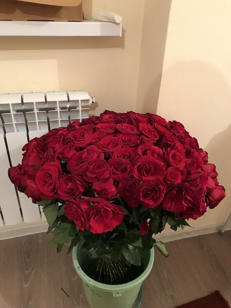Букет роз из 101 розы