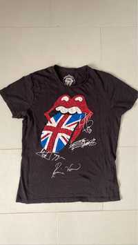 tricou rolling stones signed
