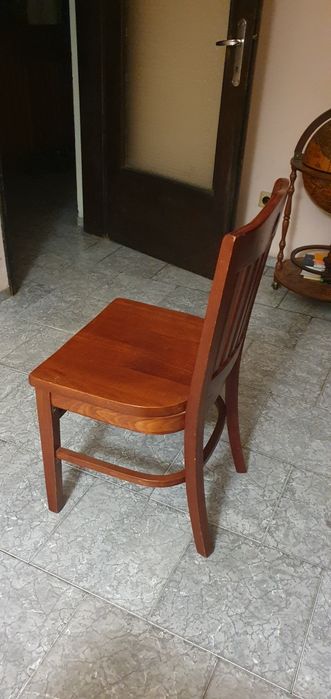 Комплект 6 броя столове масив дърво