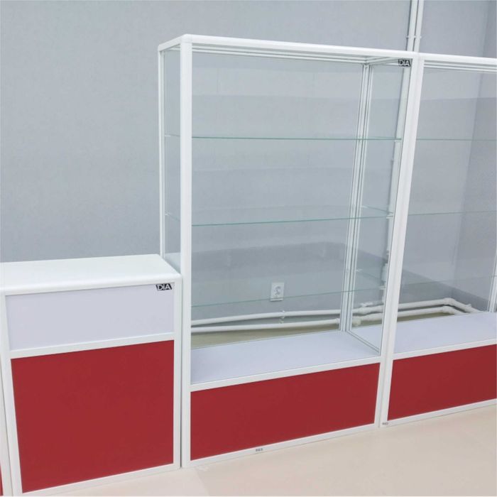 Oynaly prilavkalar, Акция, savdo uskunalari vitrinalar stellajlar