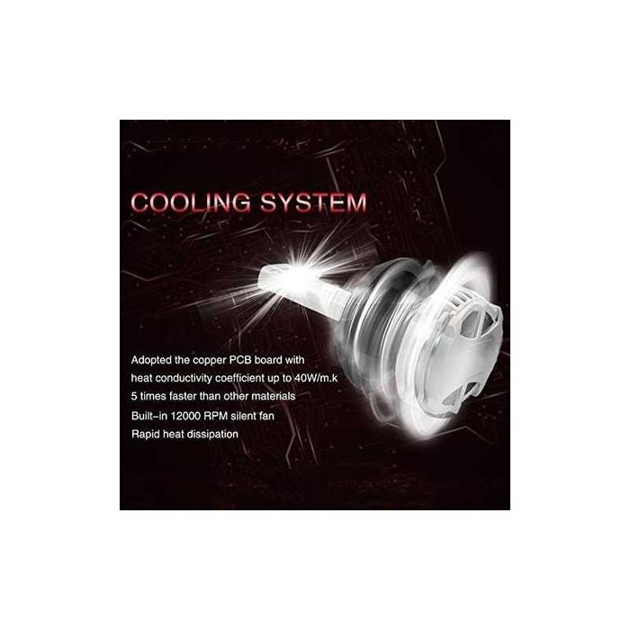 LED система P12 D4S 12V 6500LM 45W за цялостна подмяна