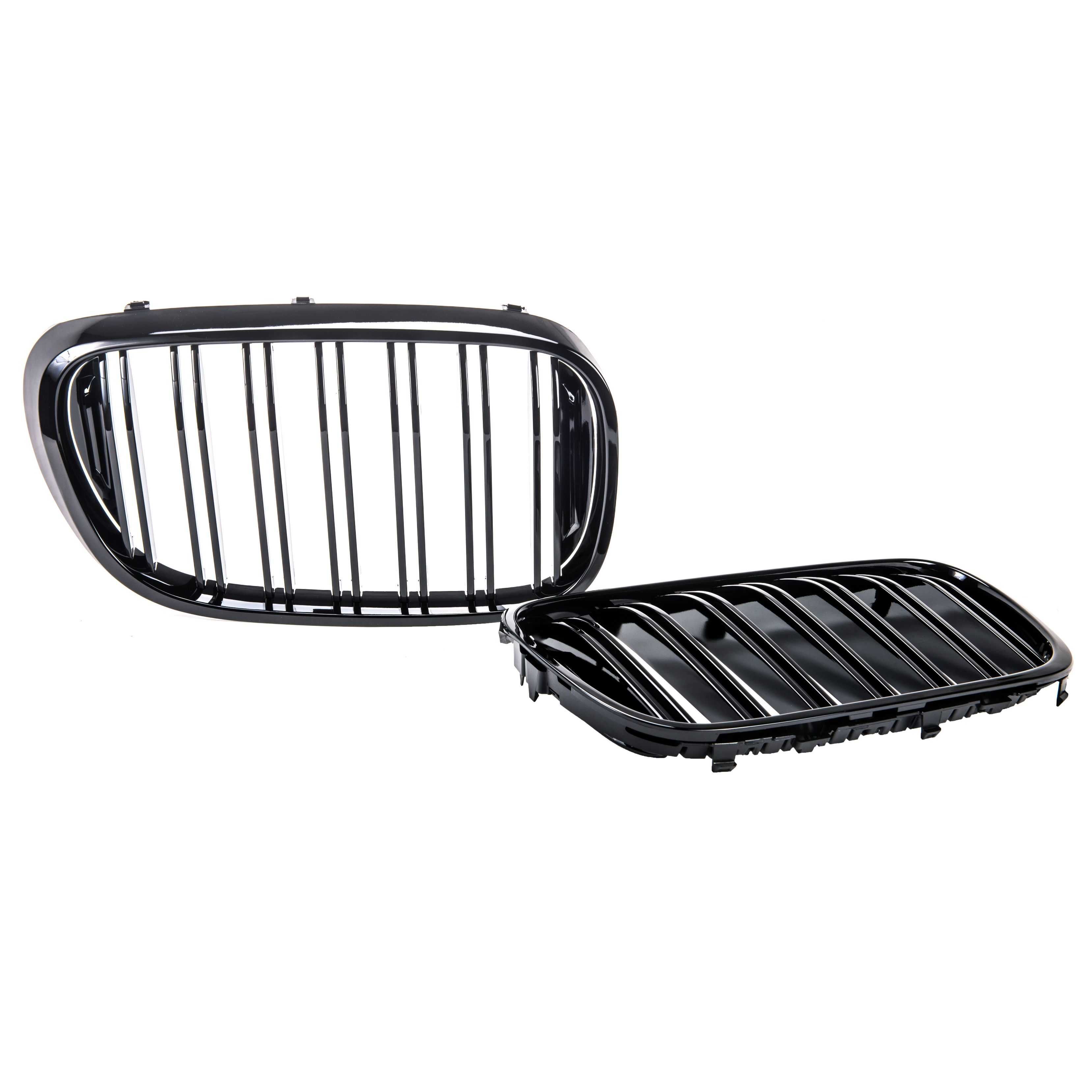 Grile Duble BMW G11 Seria 7 (15-19) Negru Lucios