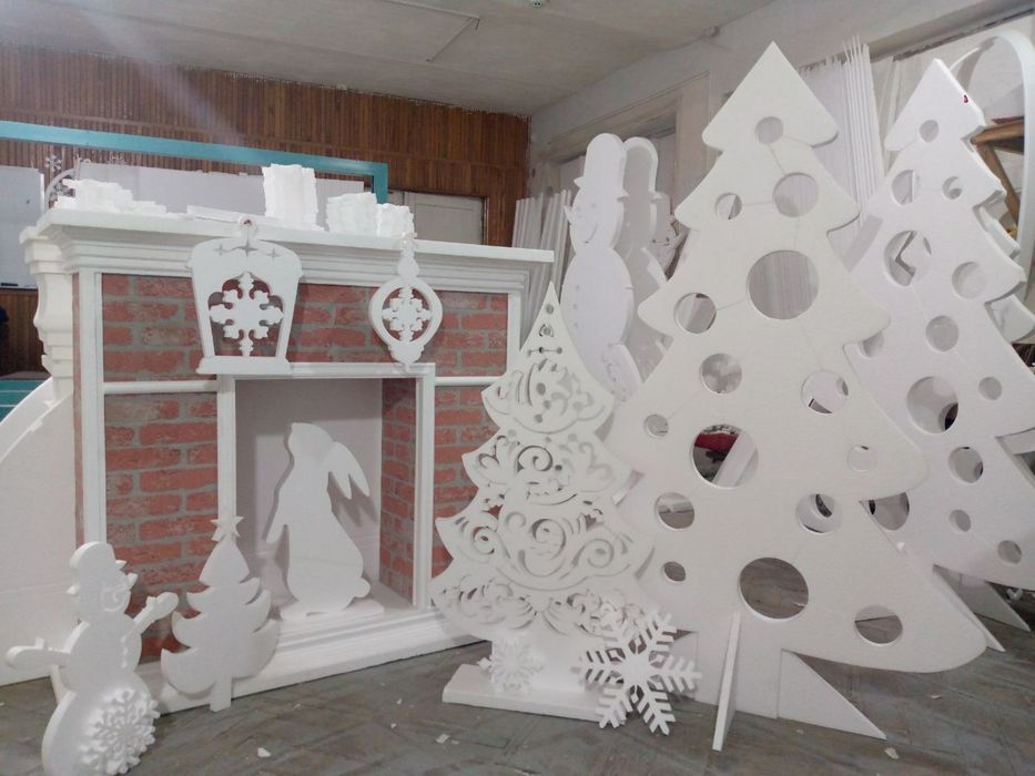 Оформление из пенопласта