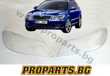 Стъкла за фарове комплект за Skoda Octavia 2 facelift 08-12