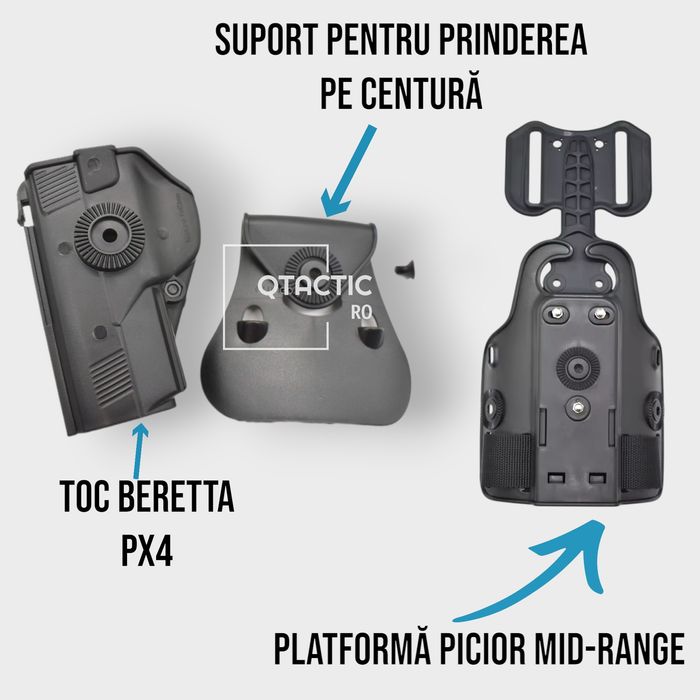 Toc picior Beretta px4 storm- premium (platforma picior  Mid range