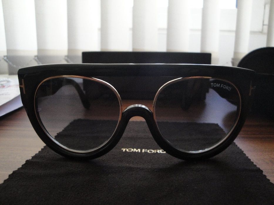 "TOM FORD ALANA" – нови оригинални маркови черни дамски слънчеви очила