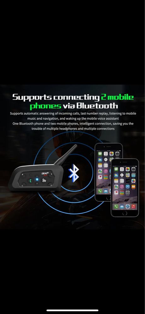 Intercom moto Ejeas V6 Pro plus 2025 sistem comunicație cască