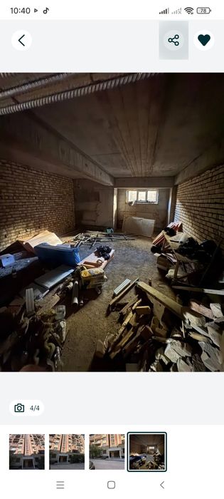 Продается  43м2 ул. Махтумкули ( нежилое) цоколь.  35000 уе