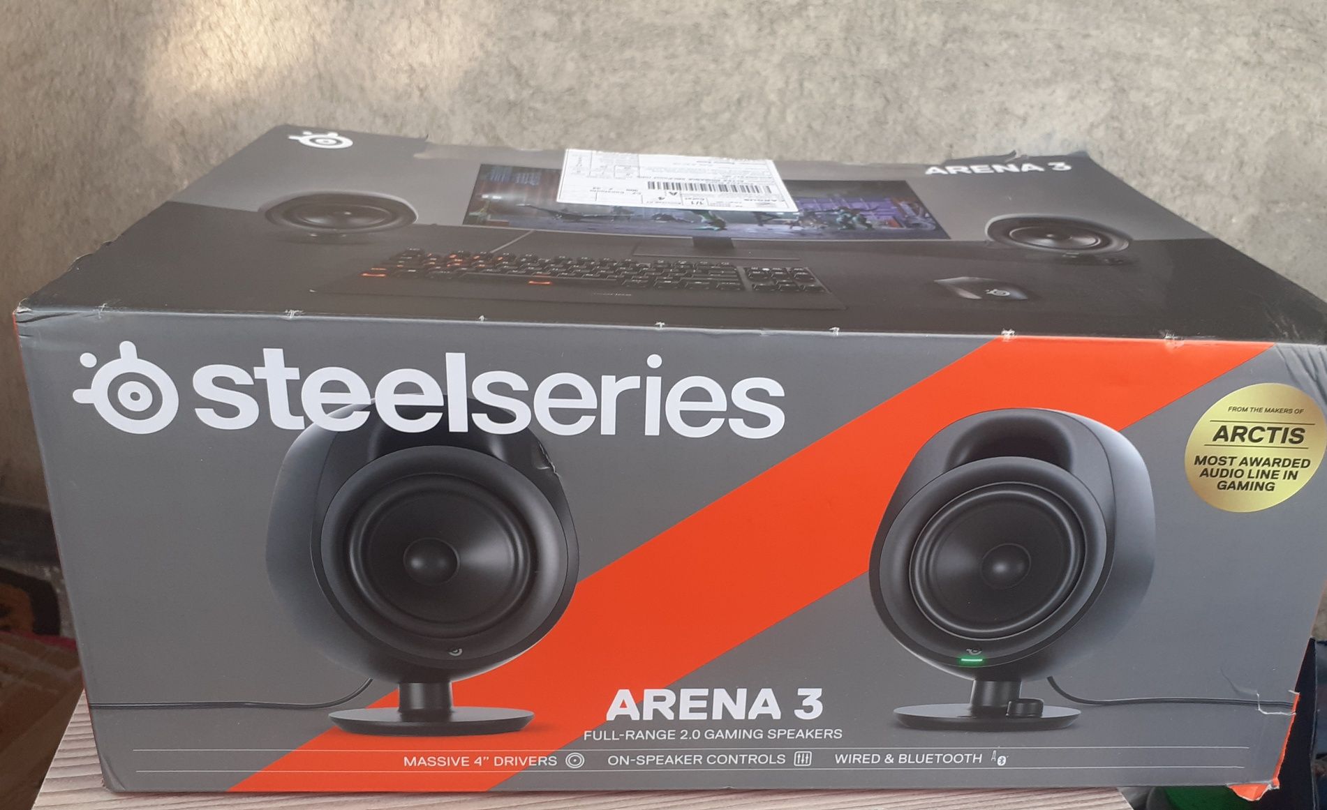 STEELSERIES Arena 3, 2.0, Bluetooth, negru Noi!