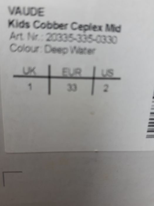Vaude. Непромокаеми детски боти 33 и 36 номер.