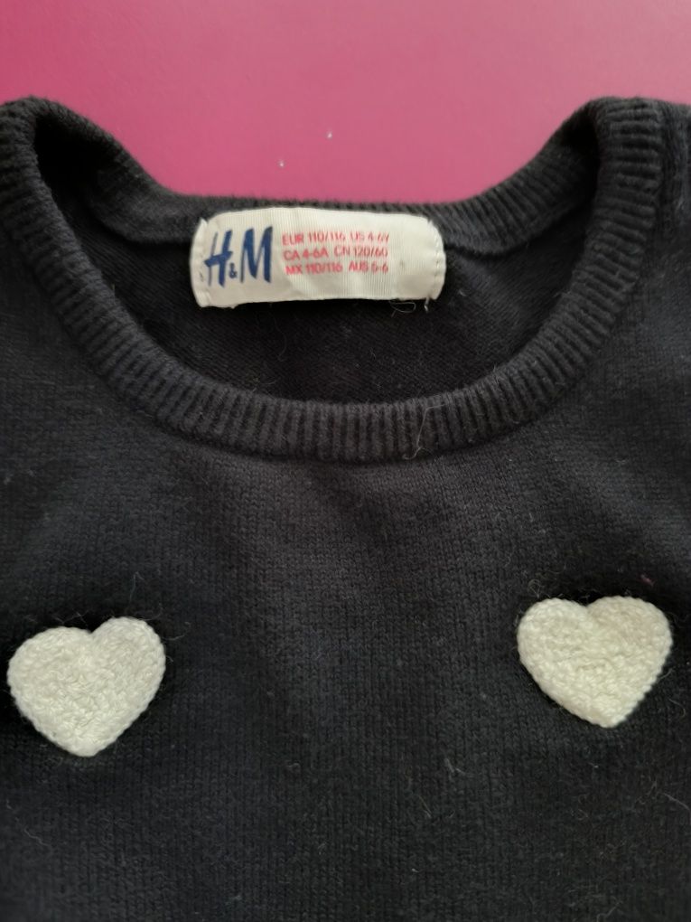 H&M Комплект пуловер и пола за 4-5г