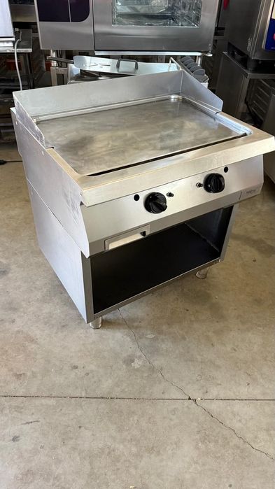Grill Plita Fry Top grătar neted cromat Italia