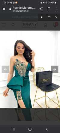 Rochie verde smarald