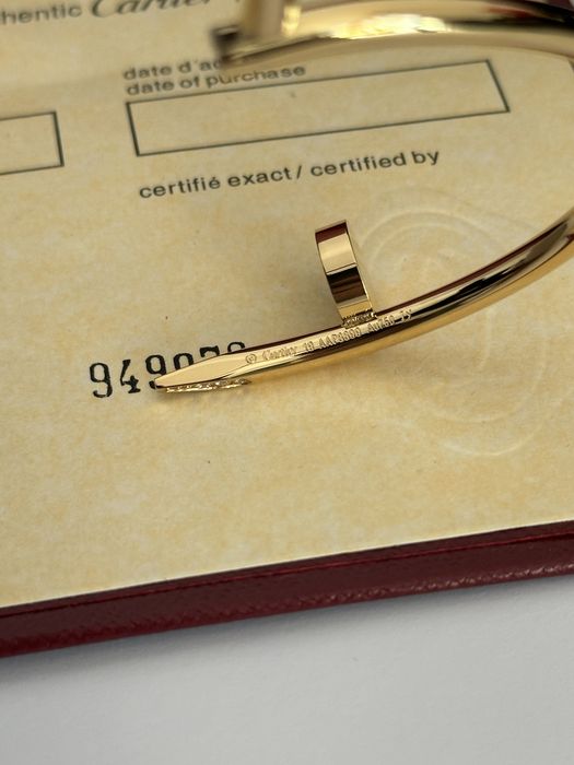 Brățară Cartier Juste un Clou 19 Gold 750 Diamond cu Cutie