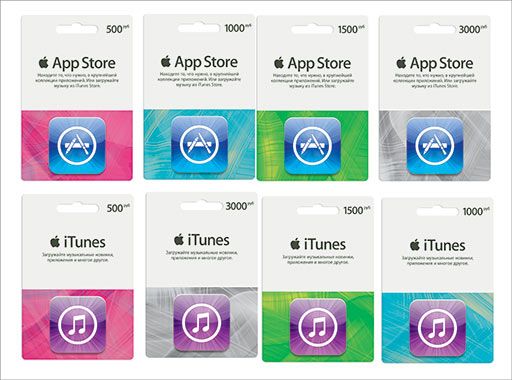 Apple Gift Card для App Store & iTunes | в рублях (Россия)