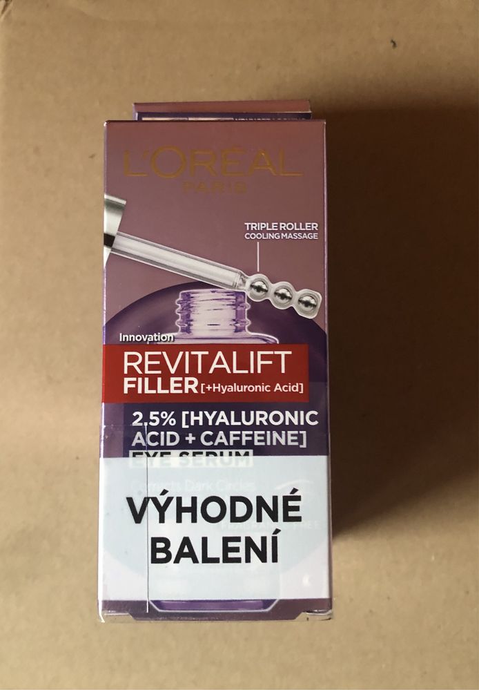 НОВО L’Oréal Paris Revitalift Filler серум за очи и серум за лице