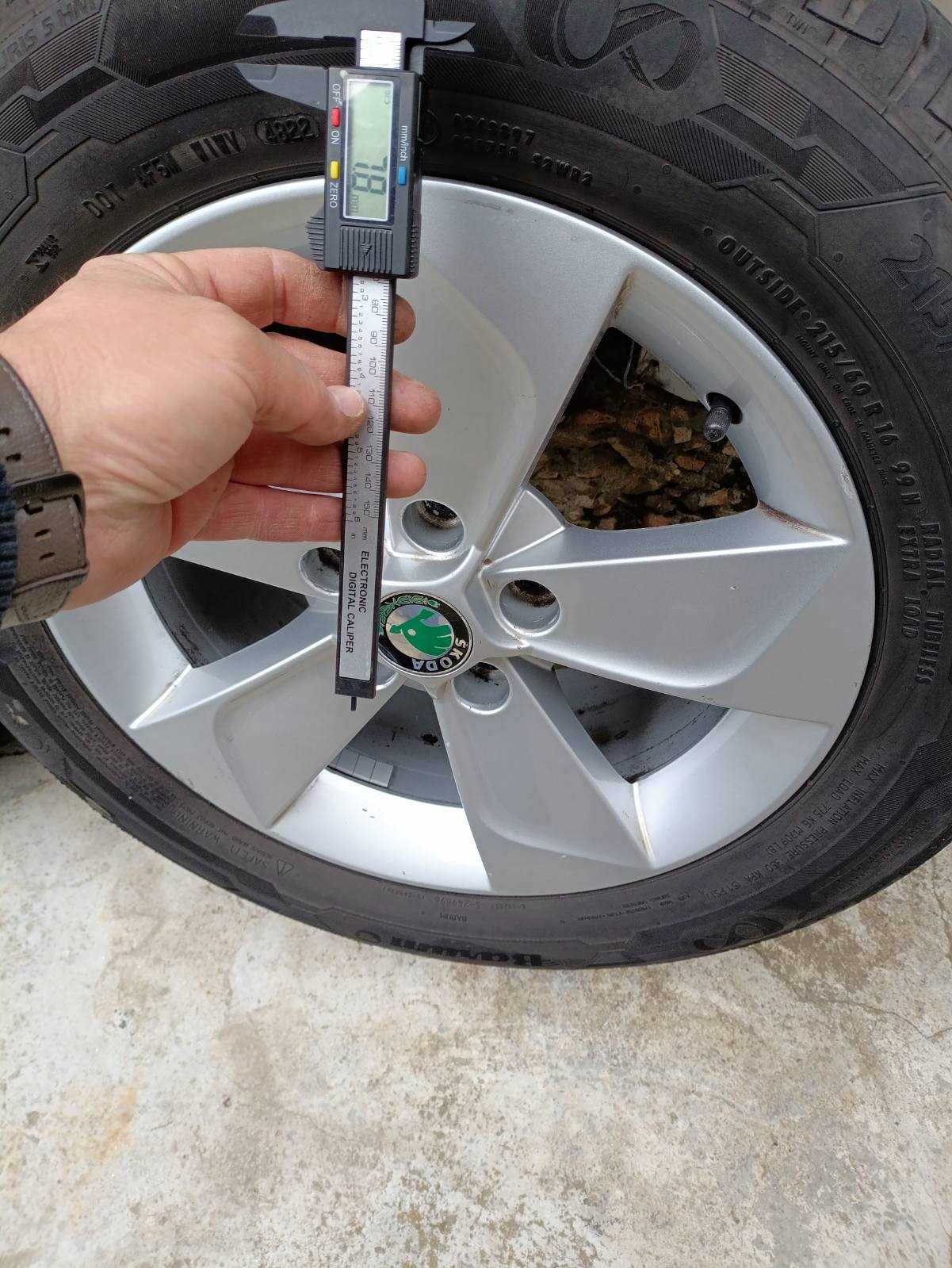 Джанти с гуми за шкода,vw,seat,