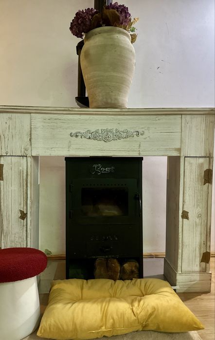 Masca semineu cu sculptura