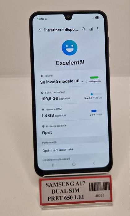 Samsung A17 / Memorie 128Gb