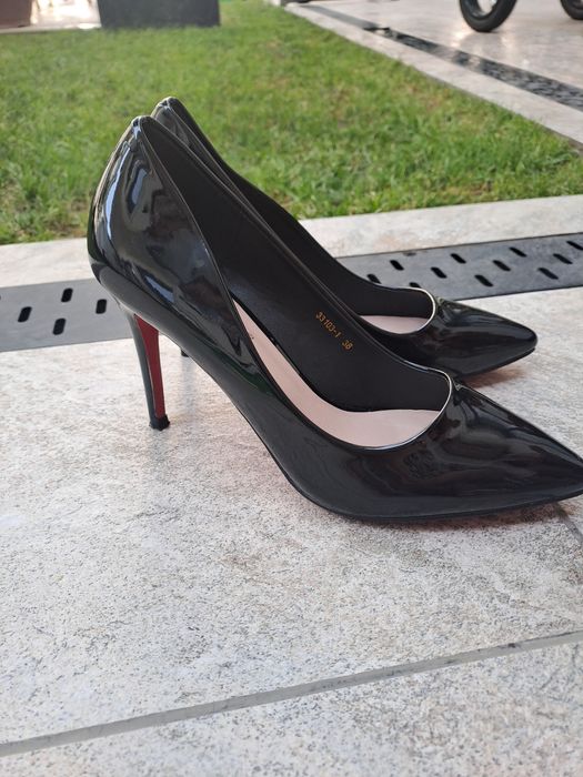 Туфли кора лакированный