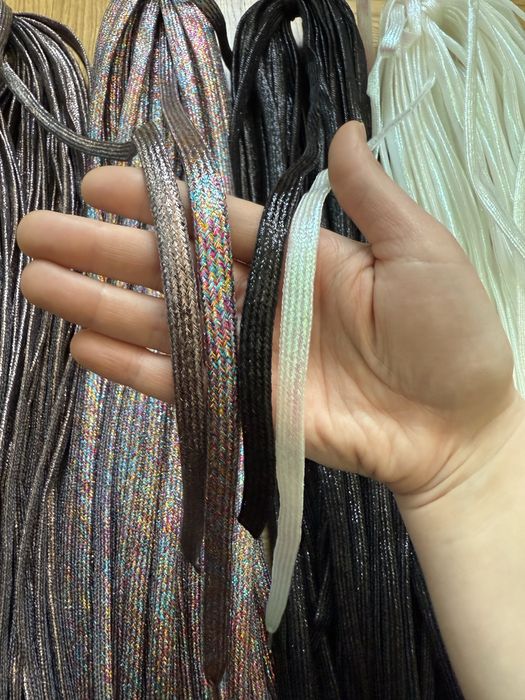 Блестящи връзки за обувки/маратонки