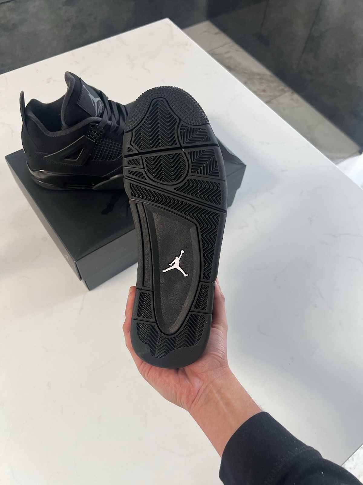 Jordan 4 Black Thunder Black Cat