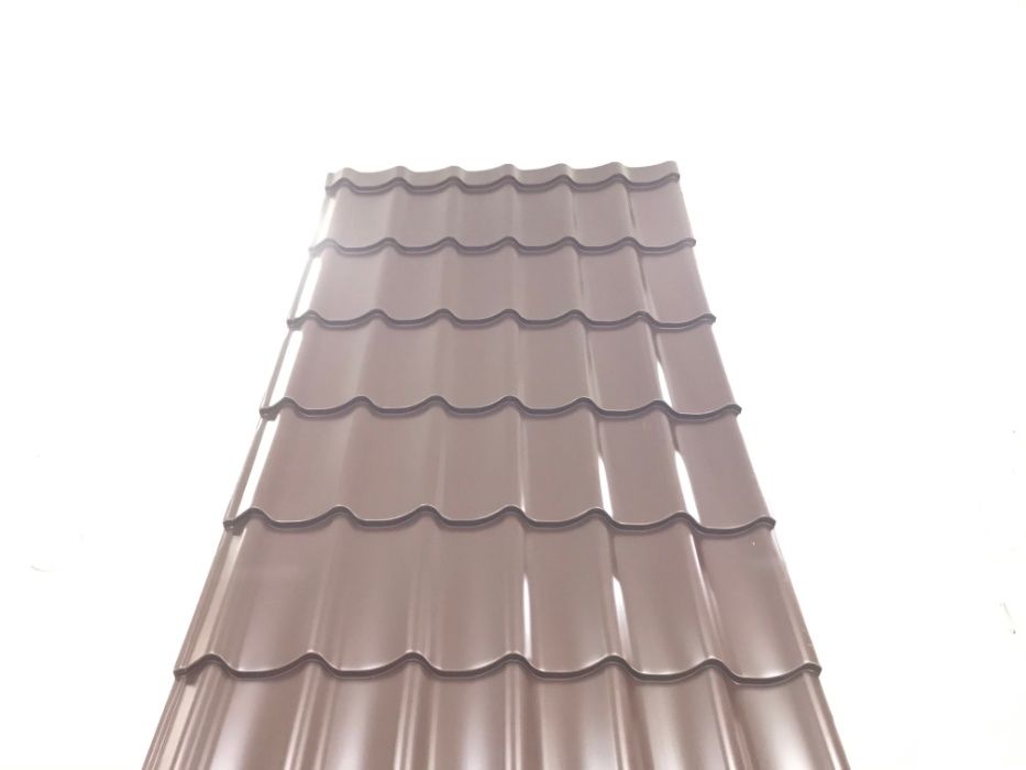 Tigla Metalica (Tabla Tip Tigla) / Tabla cutata T 18 MAT/Lucios