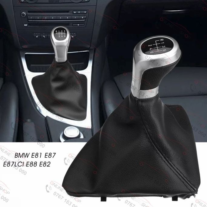 Manson + nuca schimbator piele 5-6 viteze BMW seria 1 E81 E87 X1 E84