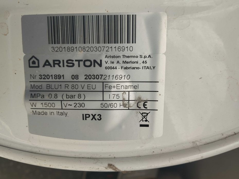 Vând boiler electric 80 de litri