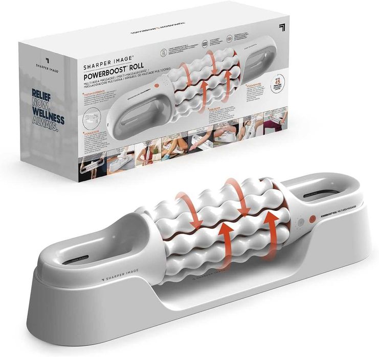 Sharper Image Powerboost Roll Многозонов масажен валяк с 6 степени