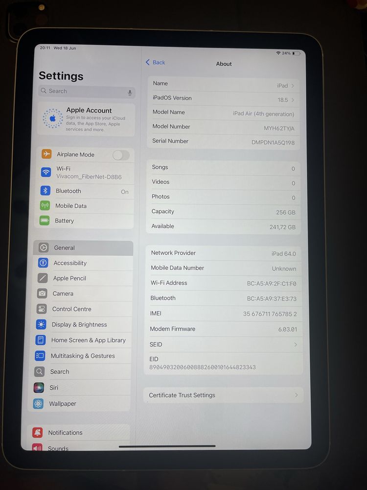 iPad Air 4th 256GB
