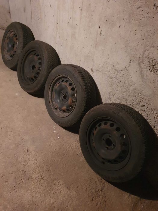 Cauciucuri+jante Continental 185/65/R15 All Season