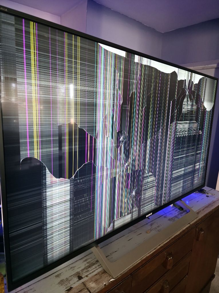 Sony bravia 49"  повреден