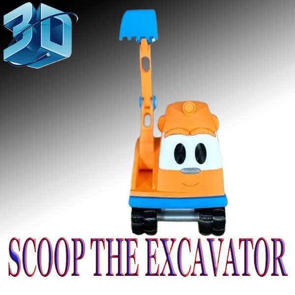 Scoop the Excavator (Leo The TrucK Excavator)