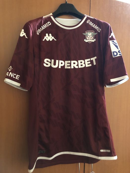 Tricou joc oficial Rapid Bucuresti cu semnatura