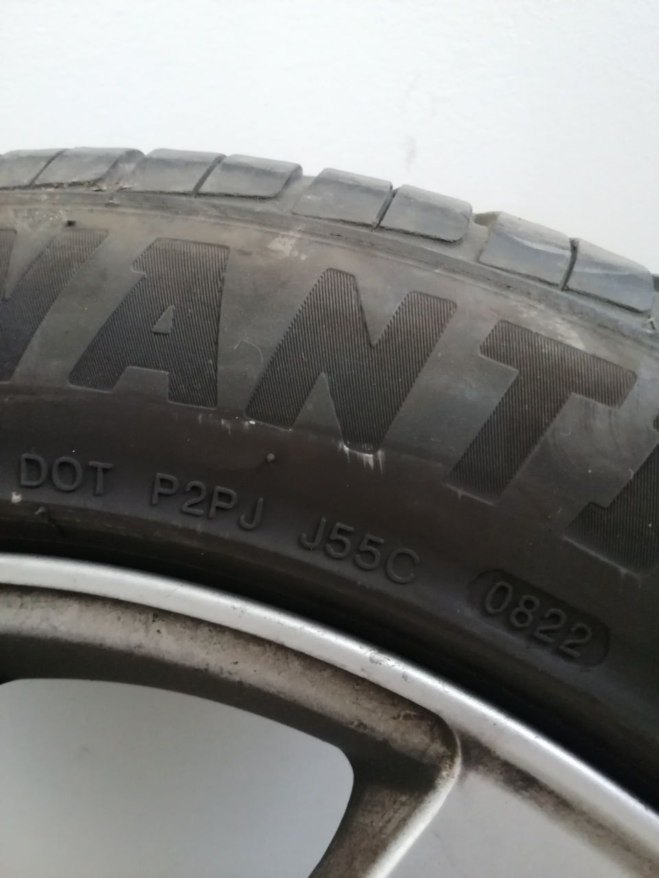 Jante aliaj VW R16 cu anvelope 205/55 R16