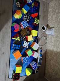 Крлекция кубиков рубика разные