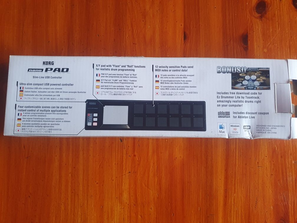 Миди клавиатура KORG nano pad