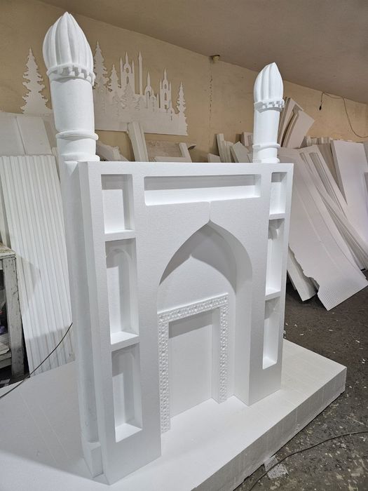 Фасадный декор из пенопласта