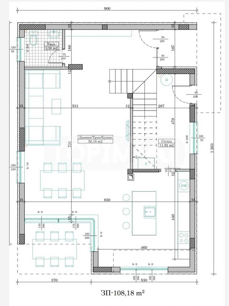 Продава се Къща в Варна, Виница - 223 кв.м за 1651 €/кв.м - Снимка #14