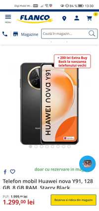 Huawei nova Y91 Starry black