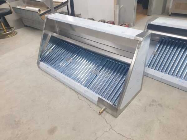 Hota inox profesionala, snack 1500x700x400mm cu motor