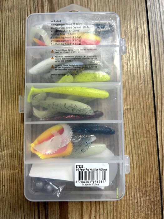 Силиконови примамки Savage Gear Perch Pro Kit М 20 части