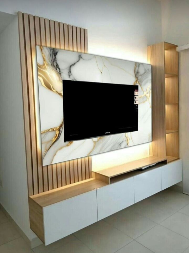 TV zona,  ТВ зона с подсветкой, тумба для ТВ,