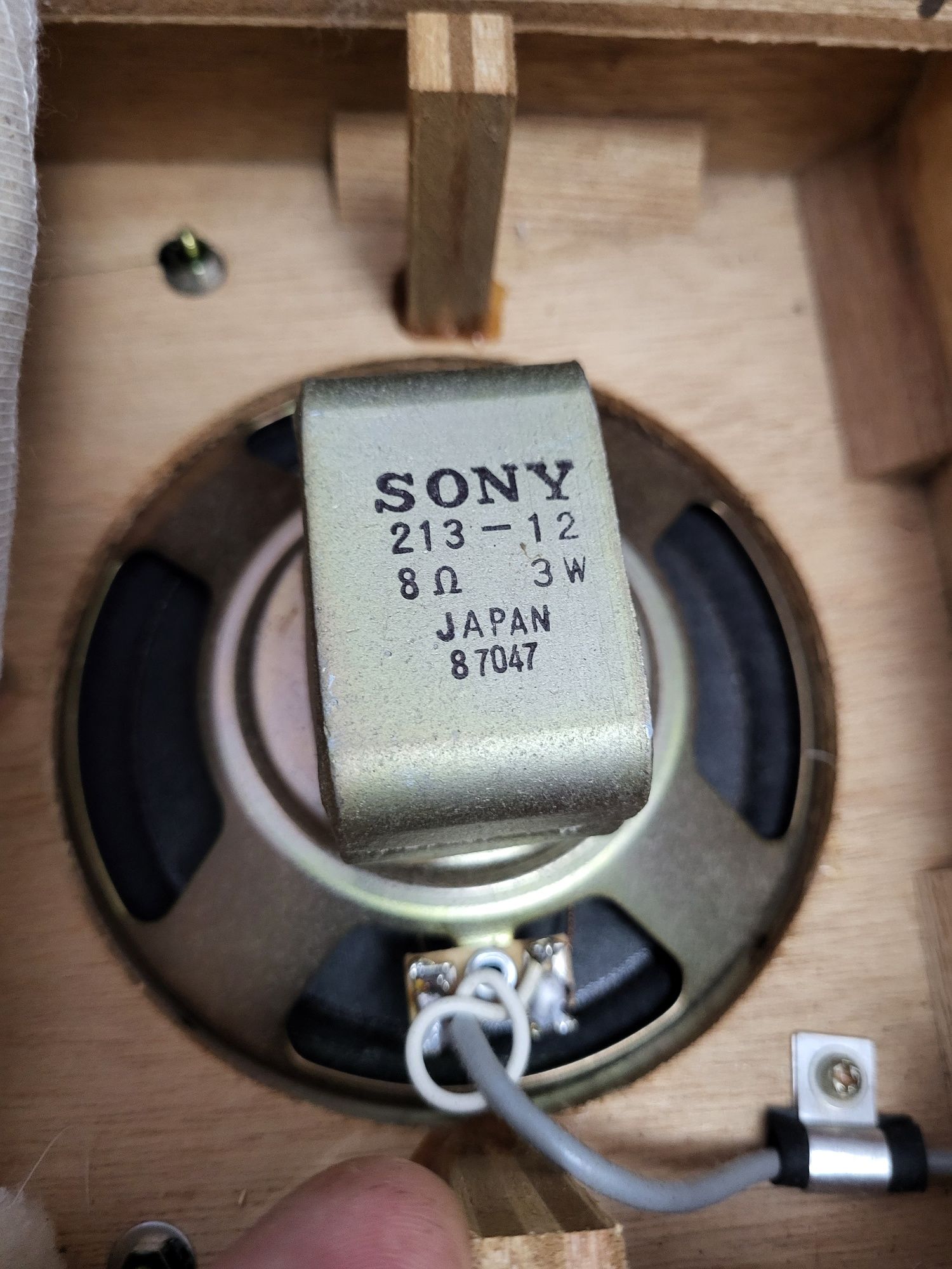 Boxe Sony Vintage magnetofon, plus microfon