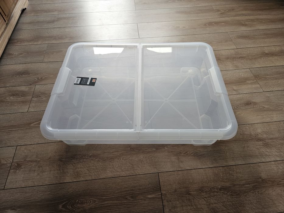 Cutie de depozitare plastic cu role 78 cm x 58 cm x 19 cm
