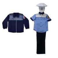 Set bluzon si costum politist standard - noi, masuri 2-8 ani