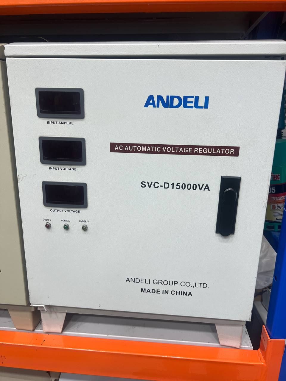 Стабилизатор напряжения SVC - kVA 15.000 VA ANDELI 110-250